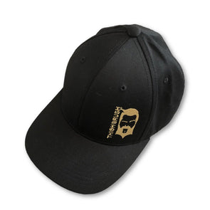 THIGHBRUSH® - FlexFit Hat - Black with Gold - #THIGHBRUSHNATION